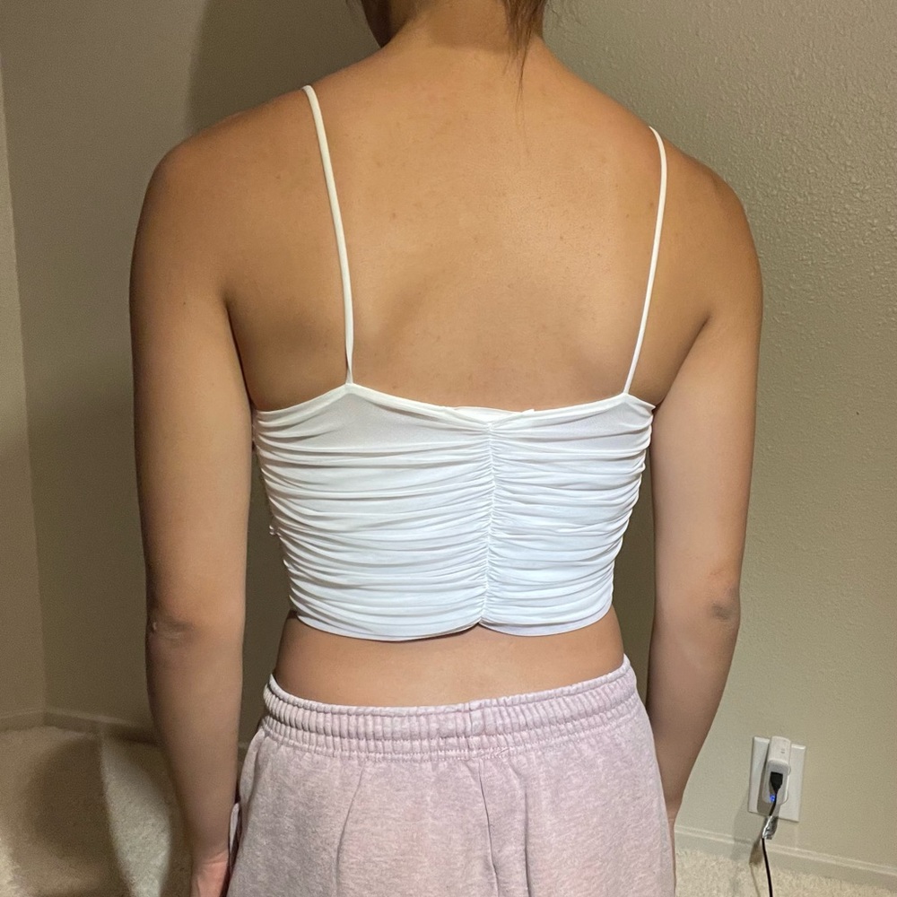 Glassons white ruched top